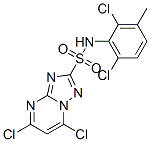 N-(2,6-二氯-3-甲基苯基)-5,7-二氯-1,2,4-三唑并[1,5-a]吡啶-2-磺酰胺结构式_134892-32-3结构式