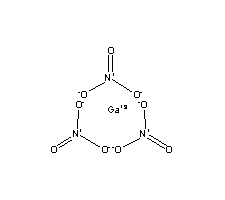 硝酸镓(III)水合物结构式_13494-90-1结构式