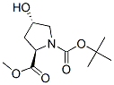 (2R,4S)-4-羟基吡咯烷-1,2-二羧酸-1-叔丁酯-2-甲酯结构式_135042-17-0结构式