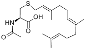 N-乙酰基-S-法呢基-L-半胱氨酸结构式_135304-07-3结构式