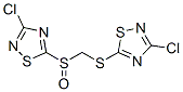 3-氯-5-[(3-氯-1,2,4-噻二唑-5-硫)甲基亚硫酰基]-1,2,4-噻二唑结构式_135379-15-6结构式