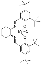 (1S,2S)-(+)-(1,2-环己烷二氨基-N,N′-双(3,5-二丁基亚水杨基)锰(Ⅲ)氯化物结构式_135620-04-1结构式