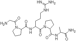 Glycyl-l-prolyl-l-arginyl-l-prolyl-l-alaninamide Structure,135679-88-8Structure