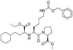 N-苄氧羰基赖诺普利环己基类似物乙基甲基二酯结构式_1356930-73-8结构式