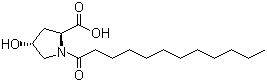 N-十二碳酰基-4-羟基-L-脯氨酸结构式_135777-18-3结构式