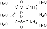 硫酸钴铵六水合物结构式_13586-38-4结构式