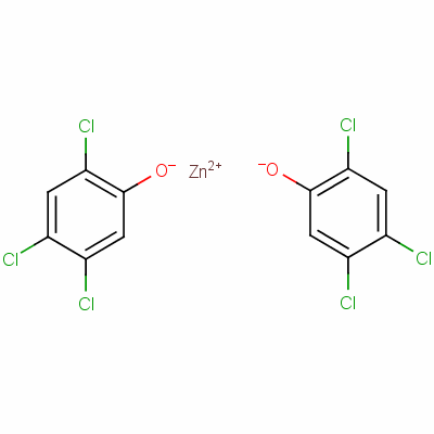 Zinc bis(2,4,5-trichlorophenoxide) Structure,136-24-3Structure