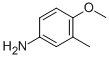 4-甲氧基-3-甲基苯胺结构式_136-90-3结构式