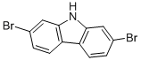 2,7-二溴咔唑结构式_136630-39-2结构式