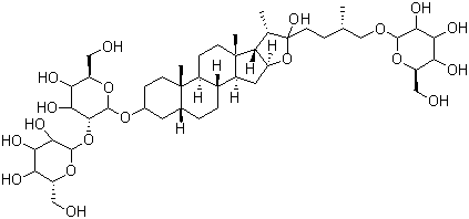 知母皂苷B II结构式_136656-07-0结构式