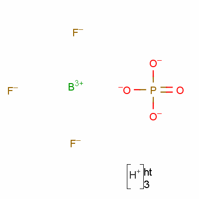 三氟化硼磷酸络合物结构式_13669-76-6结构式