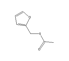 硫代乙酸糠酯结构式_13678-68-7结构式