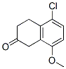 5-氯-8-甲氧基-3,4-二氢-1H-2-萘酮结构式_136949-71-8结构式