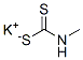 N-甲基二硫代氨基甲酸钾结构式_137-41-7结构式