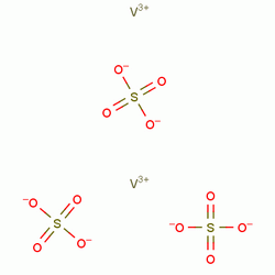 硫酸钒(Ⅲ)结构式_13701-70-7结构式