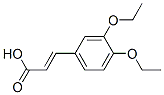 (2E)-3-(3,4-二乙氧基苯基)丙烯酸结构式_137013-00-4结构式