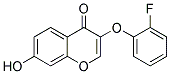 3-(2-氟苯氧基)-7-羟基-4H-1-苯并吡喃-4-酮结构式_137374-74-4结构式