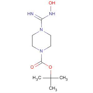 4-[(羟基氨基)亚氨基甲基]-1-哌嗪羧酸 1,1-二甲基乙酯结构式_137499-44-6结构式