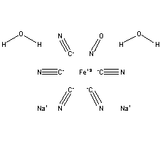 亚硝基铁氰化钠结构式_13755-38-9结构式