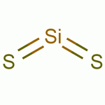 硫化硅结构式_13759-10-9结构式