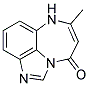 (9ci)-6-甲基-咪唑并[1,5,4-ef][1,5]苯并二氮杂革-4(7h)-酮结构式_137654-51-4结构式