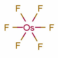 六氟化锇结构式_13768-38-2结构式