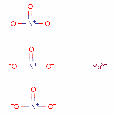硝酸镱结构式_13768-67-7结构式