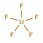 五氟化铀结构式_13775-07-0结构式