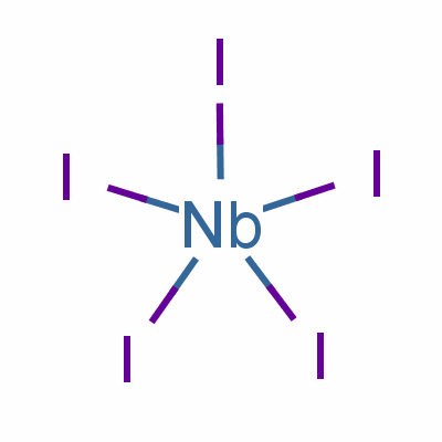 碘化铌(V)结构式_13779-92-5结构式