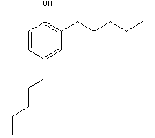 2,4-二戊基苯酚结构式_138-00-1结构式
