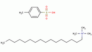 十六烷基三甲基对甲苯磺铵结构式_138-32-9结构式