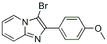 3-溴-2-(4-甲氧基-苯基)-咪唑并[1,2-a]吡啶结构式_138023-17-3结构式