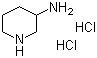 3-氨基哌啶二盐酸盐结构式_138060-07-8结构式