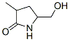 5-羟基甲基-3-甲基吡咯烷-2-酮结构式_138078-58-7结构式