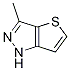 3-甲基-1H-噻吩并[3,2-c]吡唑结构式_13834-53-2结构式