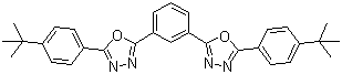1,3-双[5-(4-(1,1-二甲基乙基)苯基)-1,3,4-噁二唑-2-基]苯结构式_138372-67-5结构式