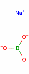 硼酸钠结构式_13840-56-7结构式
