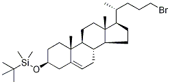 (3beta)-24-溴-3-[(叔-丁基)二甲基硅烷基氧基]-胆-5-烯结构式_1384736-07-5结构式
