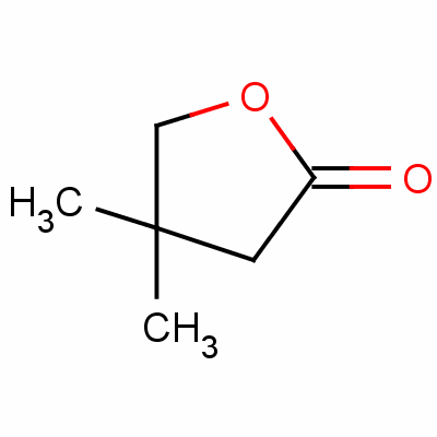 4,4-二甲基-四氢-呋喃-2-酮结构式_13861-97-7结构式