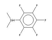 二甲基五氟苯基硅烷结构式_13888-77-2结构式