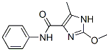 2-甲氧基-5-甲基-4-苯基氨基甲酰咪唑结构式_138944-33-9结构式
