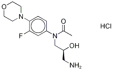 N-[(2S)-3-氨基-2-羟基丙基]-N-[3-氟-4-(4-吗啉)苯基]乙酰胺盐酸盐结构式_1391068-25-9结构式