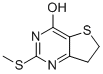2-(甲基硫代)-6,7-二氢噻吩并[3,2-d]嘧啶-4-醇结构式_139297-07-7结构式