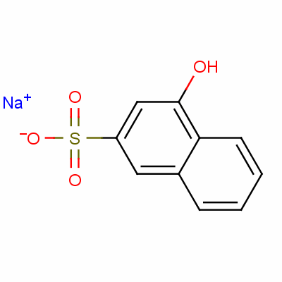 1-萘酚-3-磺酸钠结构式_13935-00-7结构式