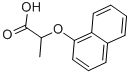 2-(1-Naphthalenyloxy)propanoic acid Structure,13949-67-2Structure