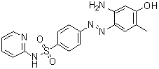 (E)-4-((2-氨基-4-羟基-5-甲基苯基)二氮杂烯)-N-(吡啶-2-基)苯磺酰胺结构式_1395084-25-9结构式