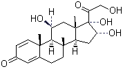 16alpha-羟基泼尼松龙结构式_13951-70-7结构式
