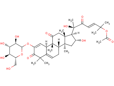 葫芦素E-2-O-葡糖苷结构式_1398-78-3结构式