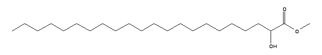 2-羟基二十二烷酸甲酯结构式_13980-17-1结构式