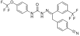 氰氟虫腙结构式_139968-49-3结构式